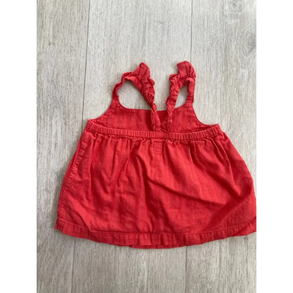 Gap Coral Baby Girl Top, Size 12-18M